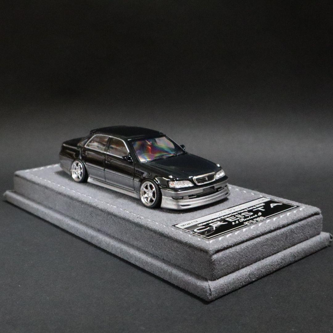 Mortal 1/64 トヨタ クレスタ 黒銀 JZX100 限定 エンジン再現