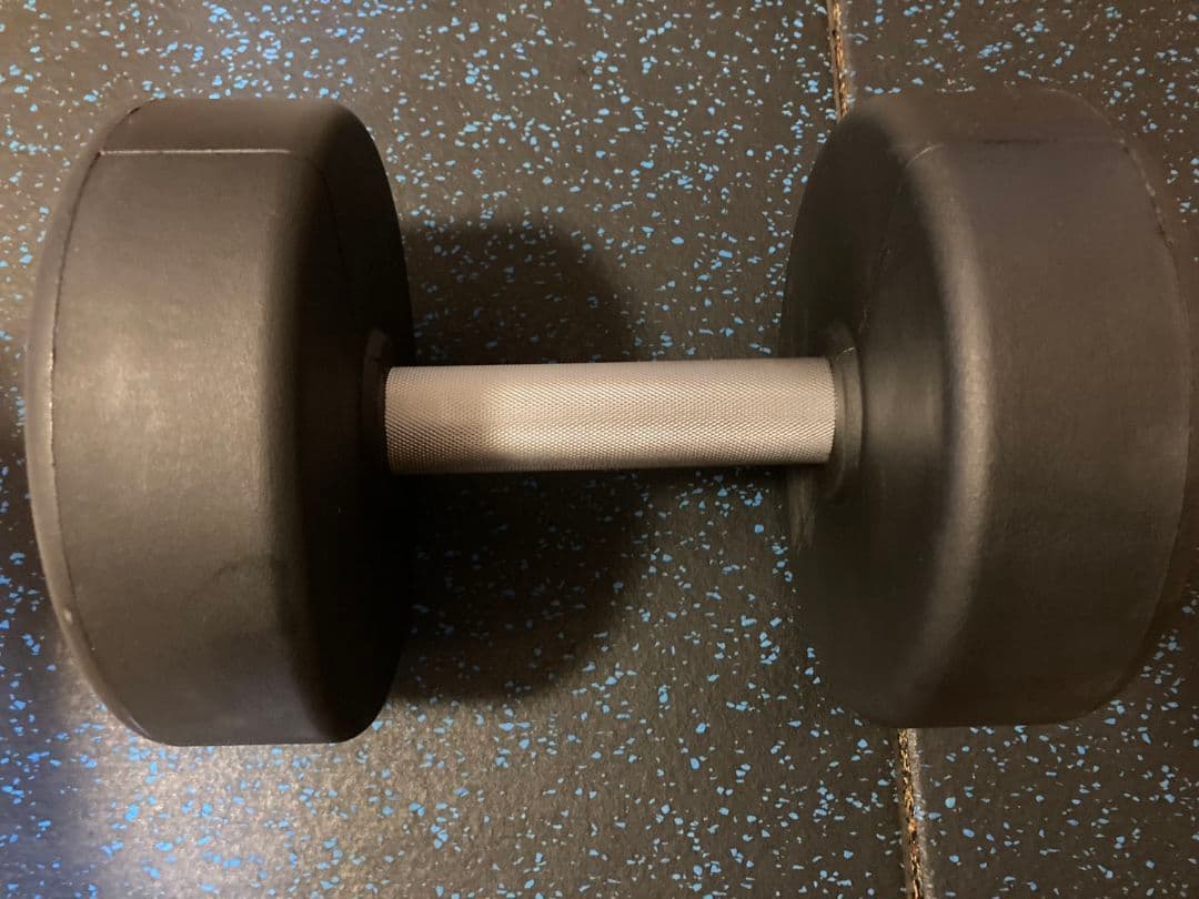 送料込 ①テクノジム 業務用ウレタンダンベル22kg　ivanko irotec