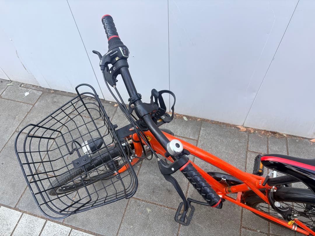 ジュニア　自転車　オレンジ