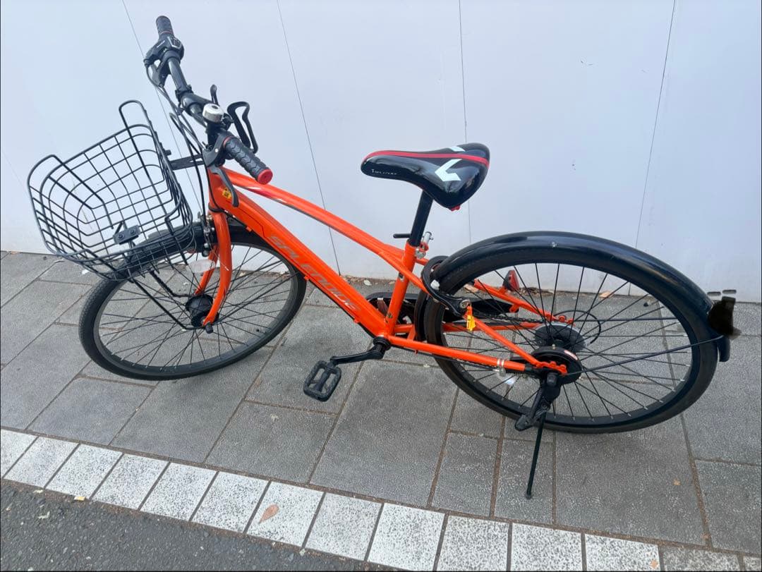 ジュニア　自転車　オレンジ