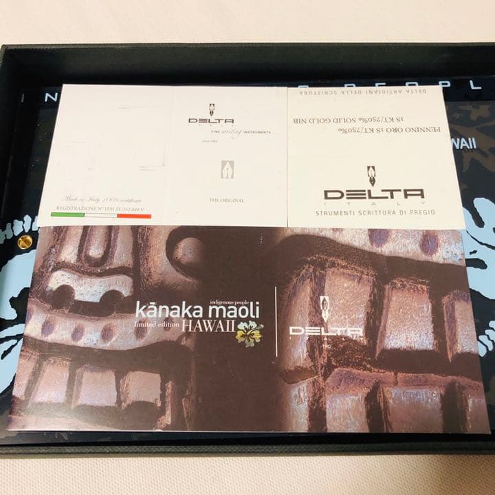 デルタ 少数民族 カナカマオリ 1KS 万年筆 DELTA