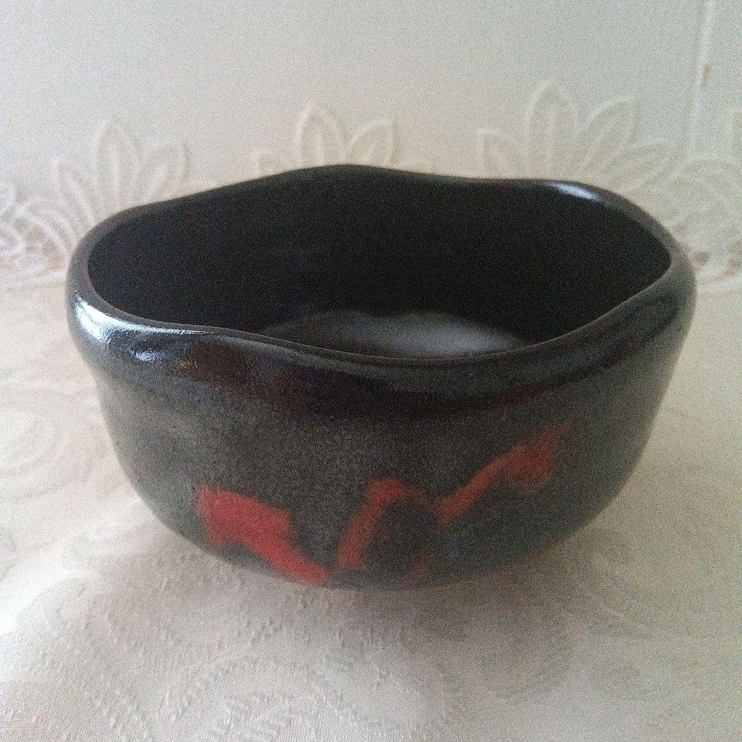 楽七造り　黒楽茶碗　在銘　茶道具　美品