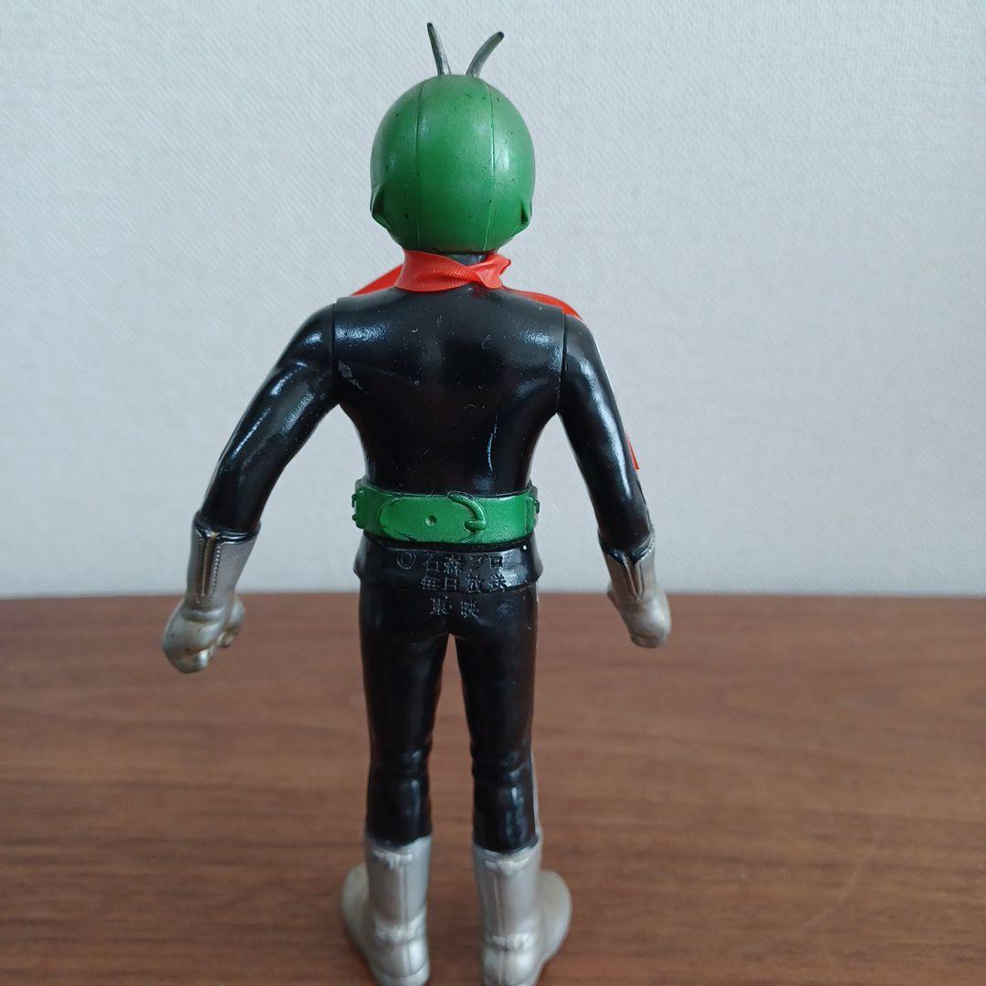 当時物　ポピー（バンダイ）製「仮面ライダー」希少ソフビフィギュア５体セット