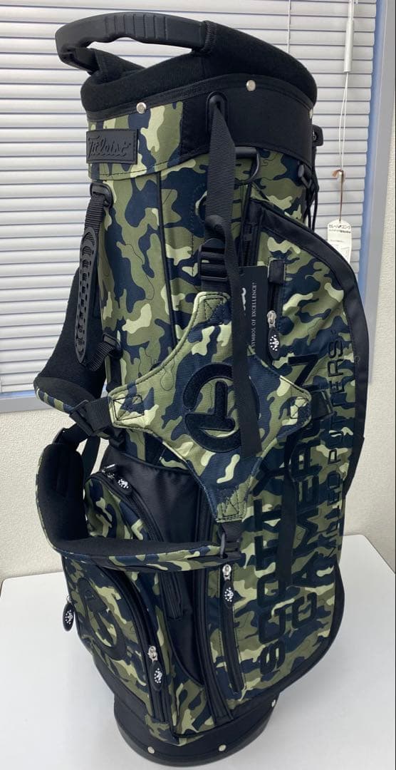新品未使用　キャディバッグ　スタンド式　迷彩カモ　Scotty Cameron