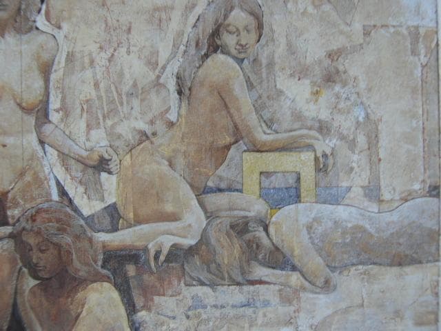 本山唯雄【裸体習作】希少画集画、状態良好、新品高級額装付