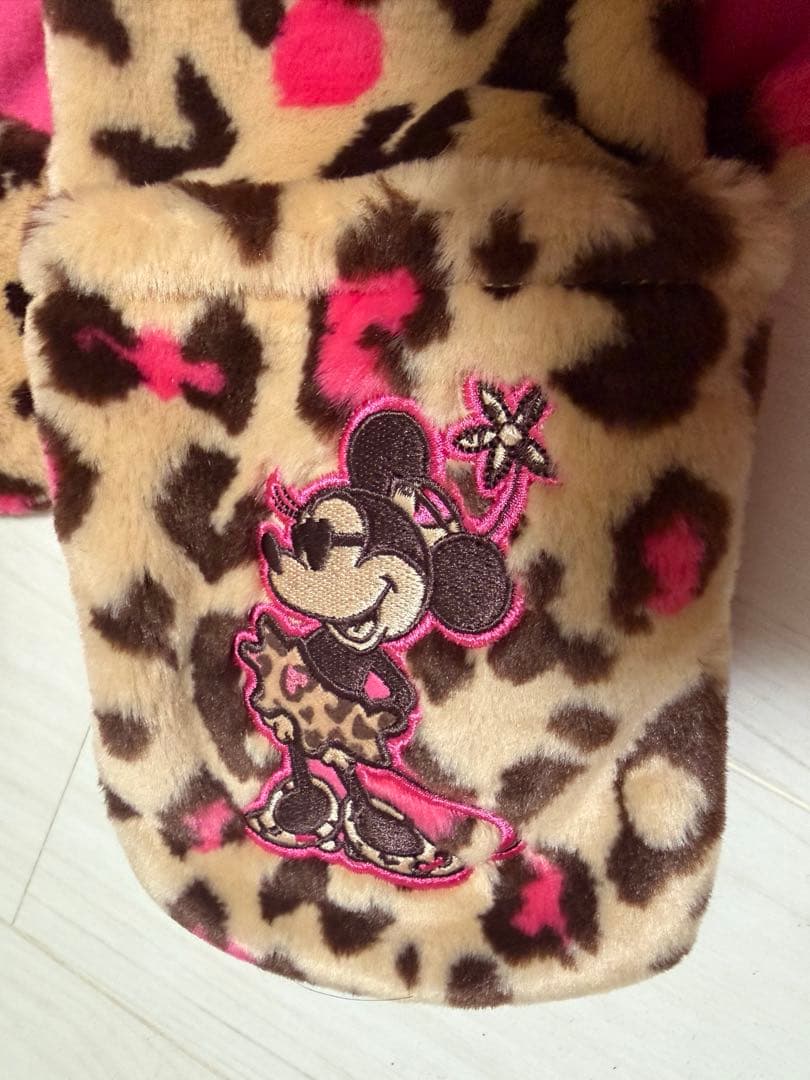 ミニー・マウス ヒョウ柄ファンキャップ