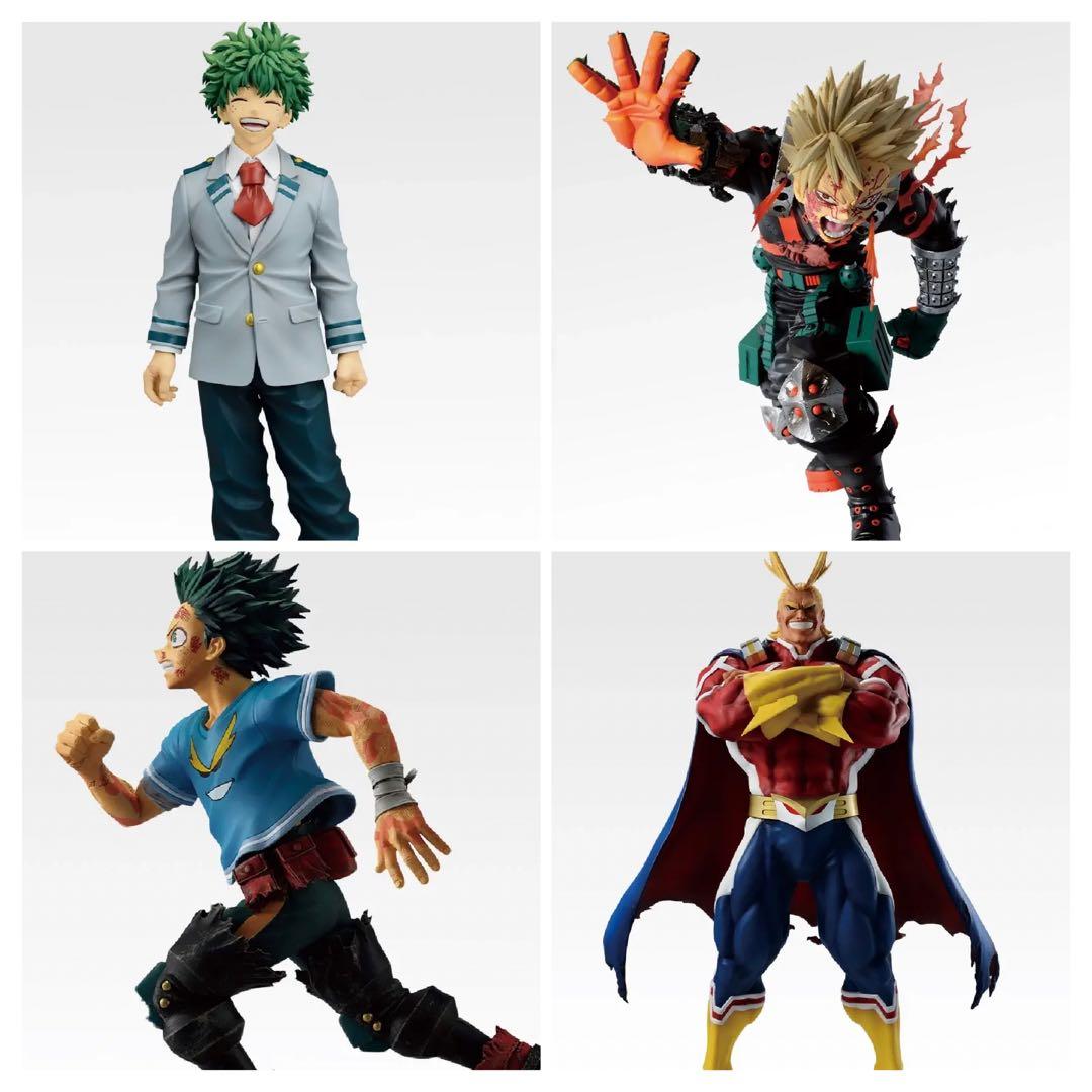 僕のヒーローアカデミア 一番くじ　A 賞C賞D賞　ラストワン賞4体