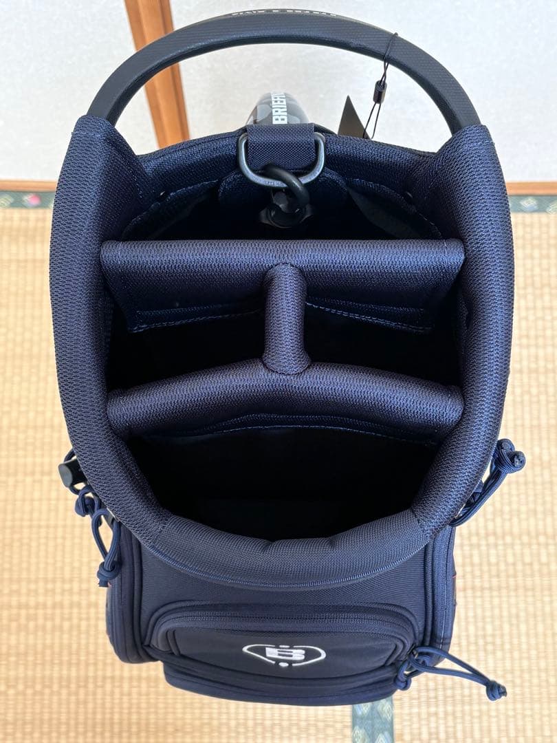 未使用)ブリーフィング キャディバッグ 25年モデル CR-5#04 ネイビー