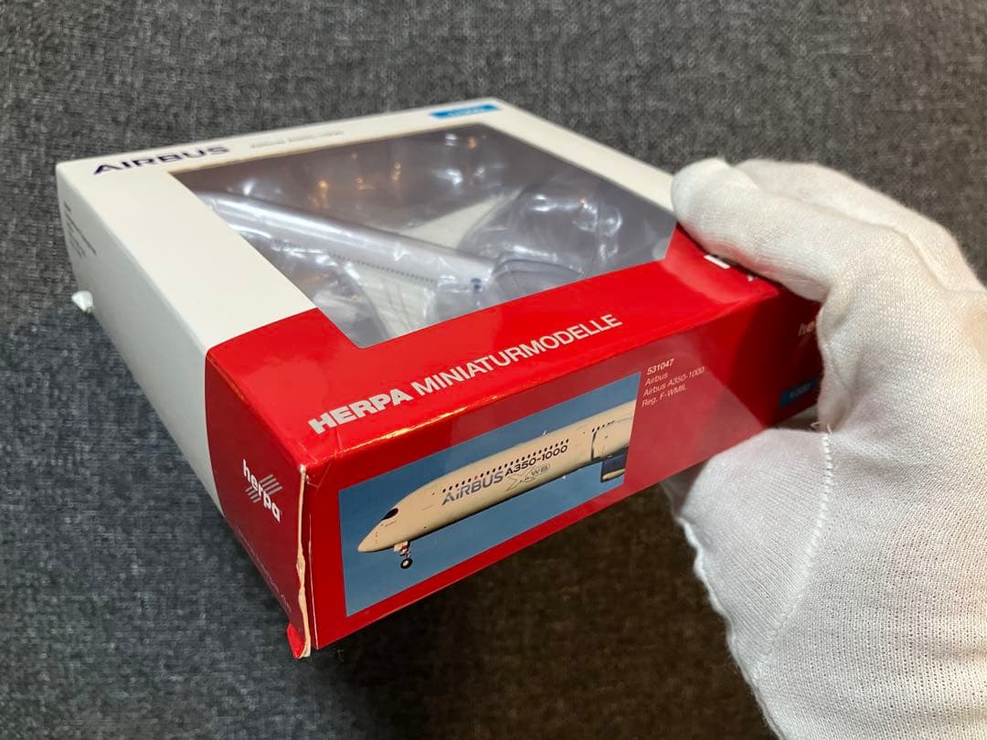 航空機・ヘリコプター AIRBUS350-1000 F-WMIL herpa 531047 1:500