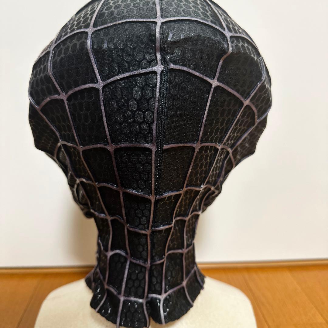 【超激レア入荷】 ブラックスパイダーマン　精巧マスク　1/1 マーベル