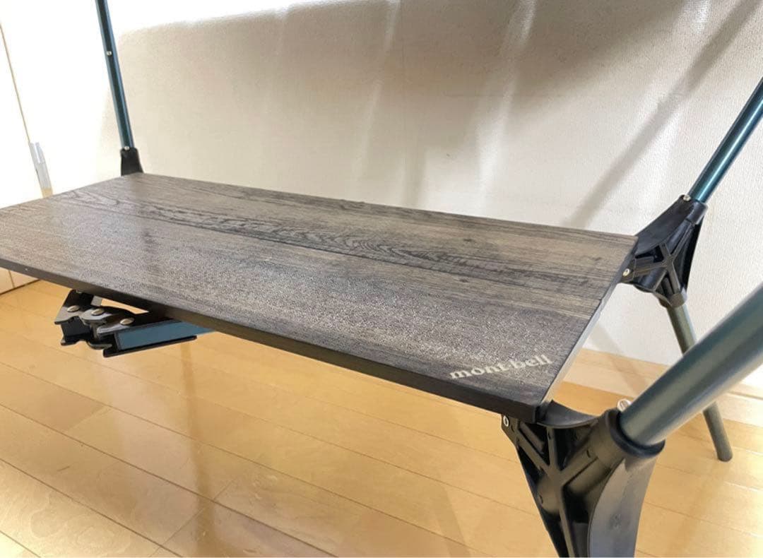 別売りの下段ボード付 モンベル マルチ フォールディング テーブル ワイド