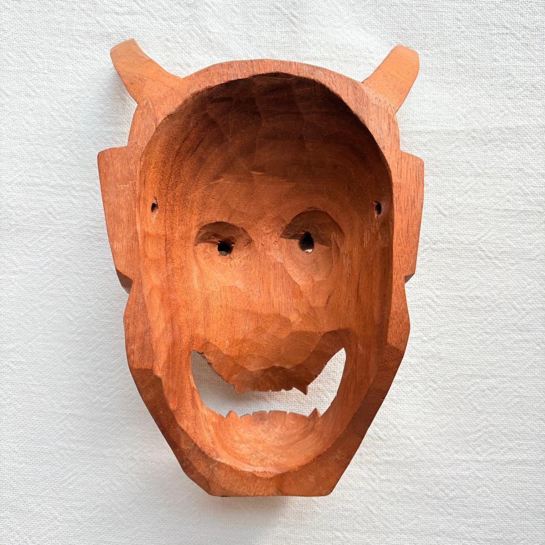 般若　木彫　伝統工芸品