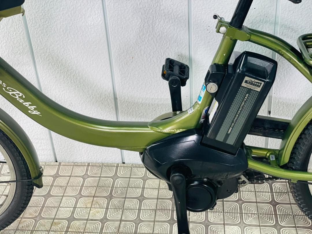 【YAMAHA】 20インチ子供乗せ電動アシスト自転車パスバビー2393