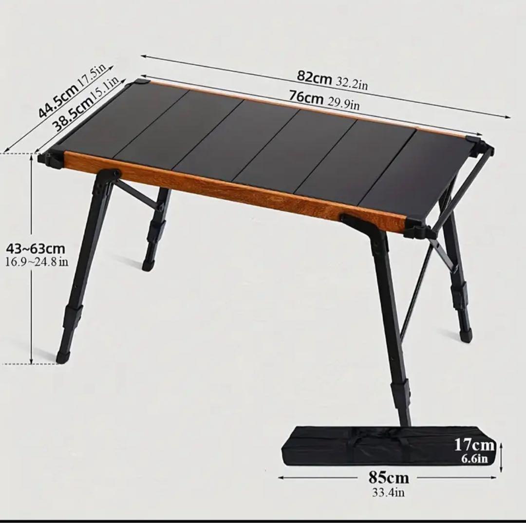折りたたみ式　IGT規格　アウトドア　アルミキャンプテーブル