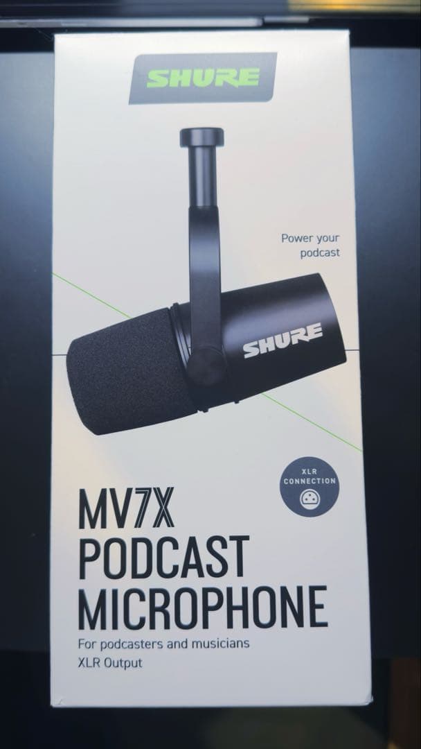 SHURE MV7X ポッドキャストマイクロホン