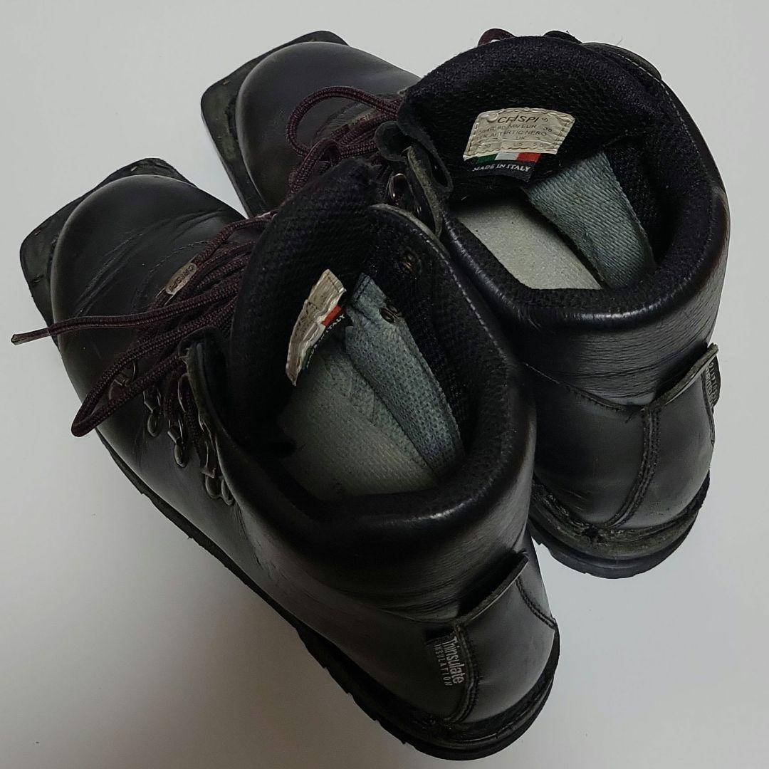 CRISPI クリスピー テレマークブーツ 革靴〈24.0cm〜25.0cm〉