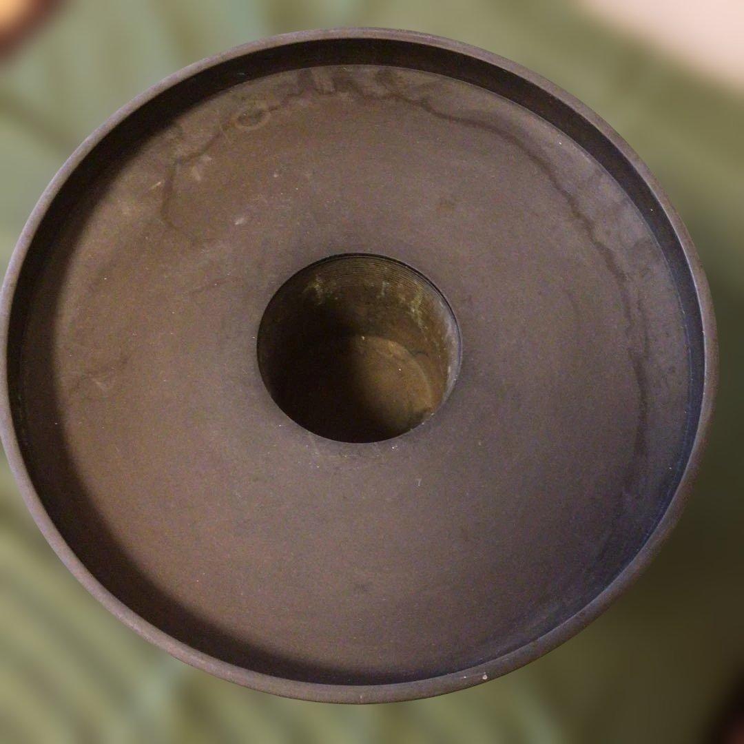 薄端　雷文様　アンティーク　四つ脚