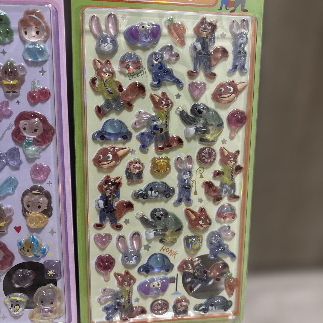 ボンボンドロップシール ディズニー 正規品　プリンセス　ズートピア　クラシック