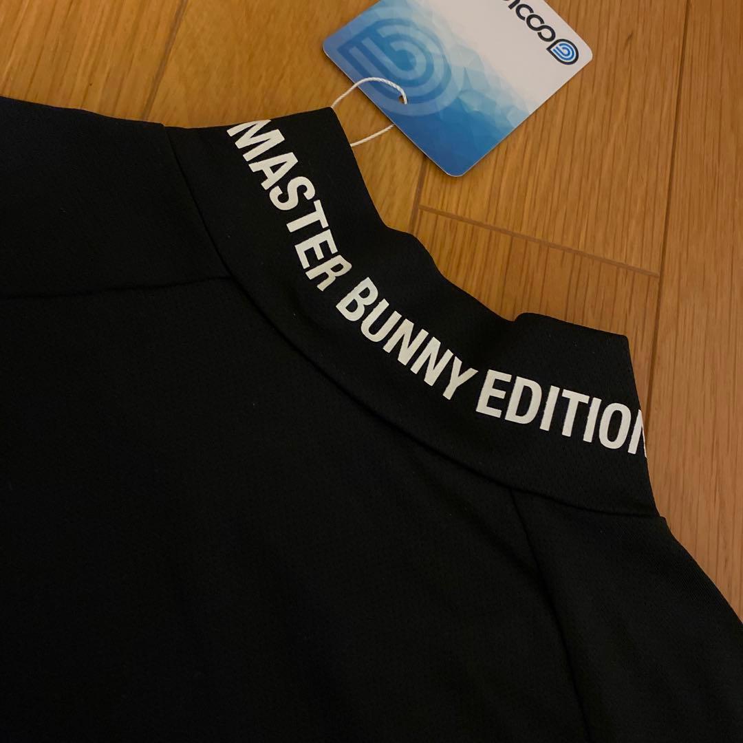 パーリーゲイツ☆新品 マスターバニー クールコア微メッシュモックネックカットソー