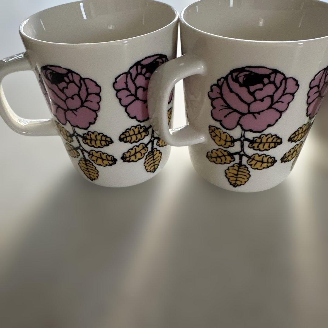 Marimekko マリメッコ　マグカップ　ヴィヒキルース　廃盤4個セット