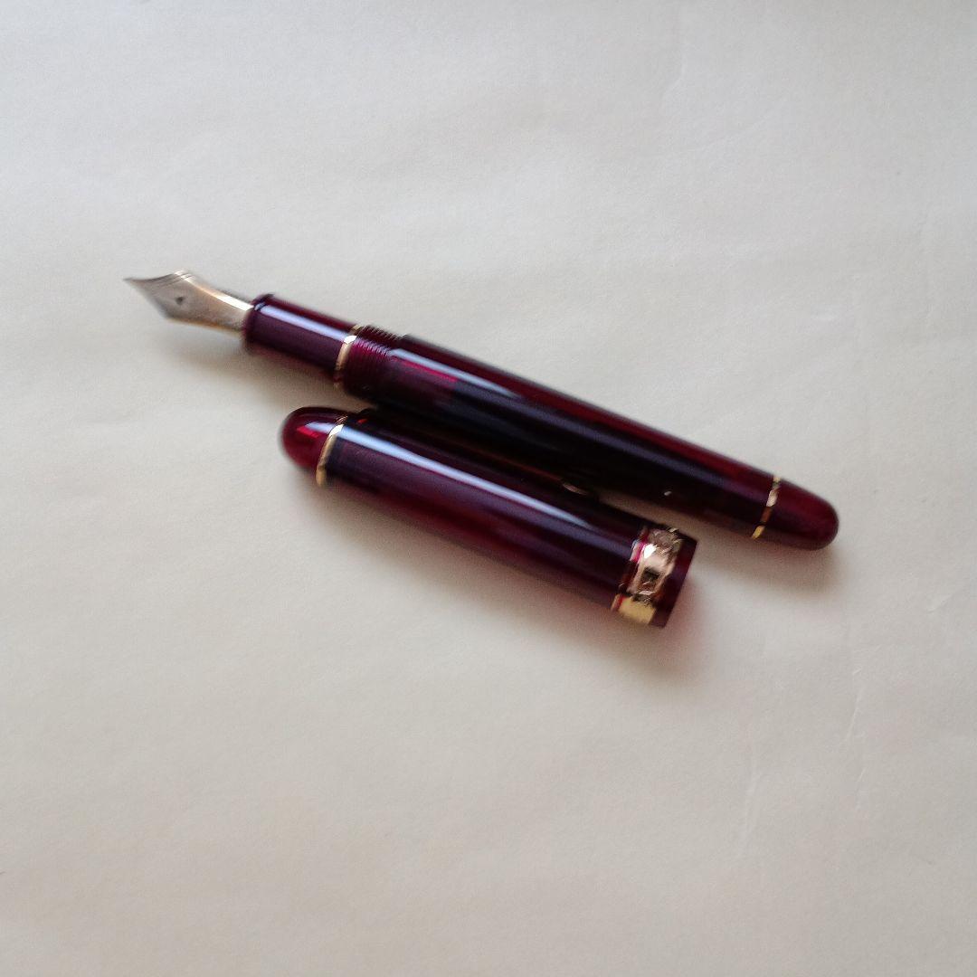 PLATINUM Century 万年筆 ワインレッド