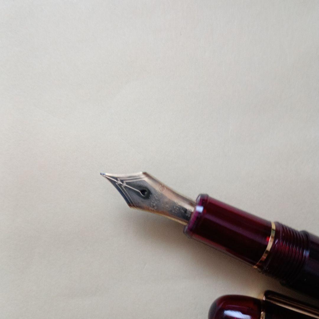 PLATINUM Century 万年筆 ワインレッド