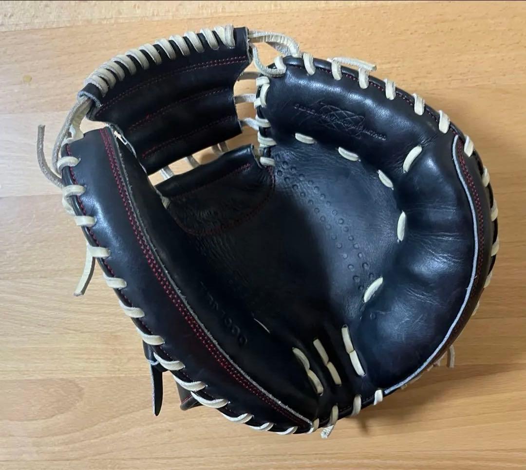 美品　SSK キャッチャーミット トレーニング 硬式 軟式 兼用 型付け済