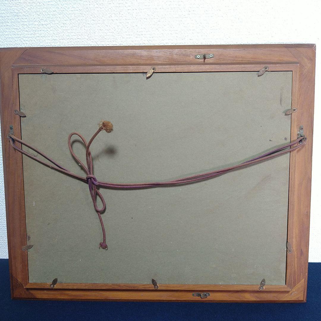 AA83 古川明雄【ばら】F6 油絵 肉筆サイン 本物保証 額装 額縁 花