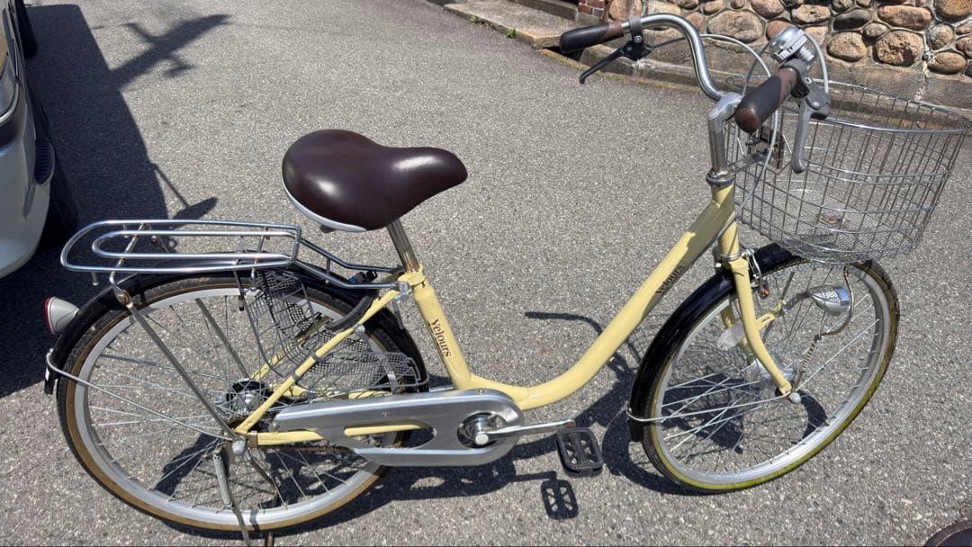 手渡し　三木市／小野市　velours ママチャリ　24インチ 150-165