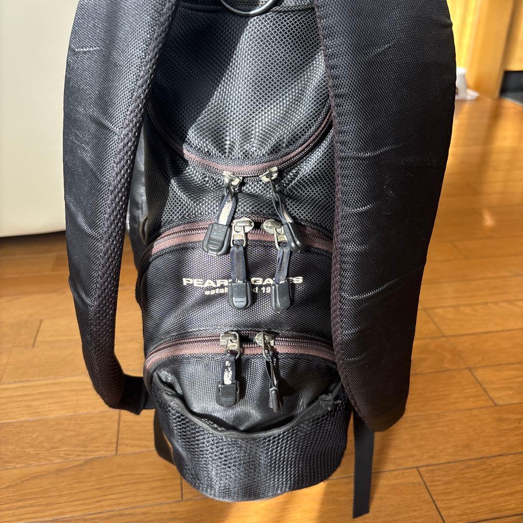 パーリーゲイツ キャディバッグ スタンド式 9.5 型 8分割 ブラック