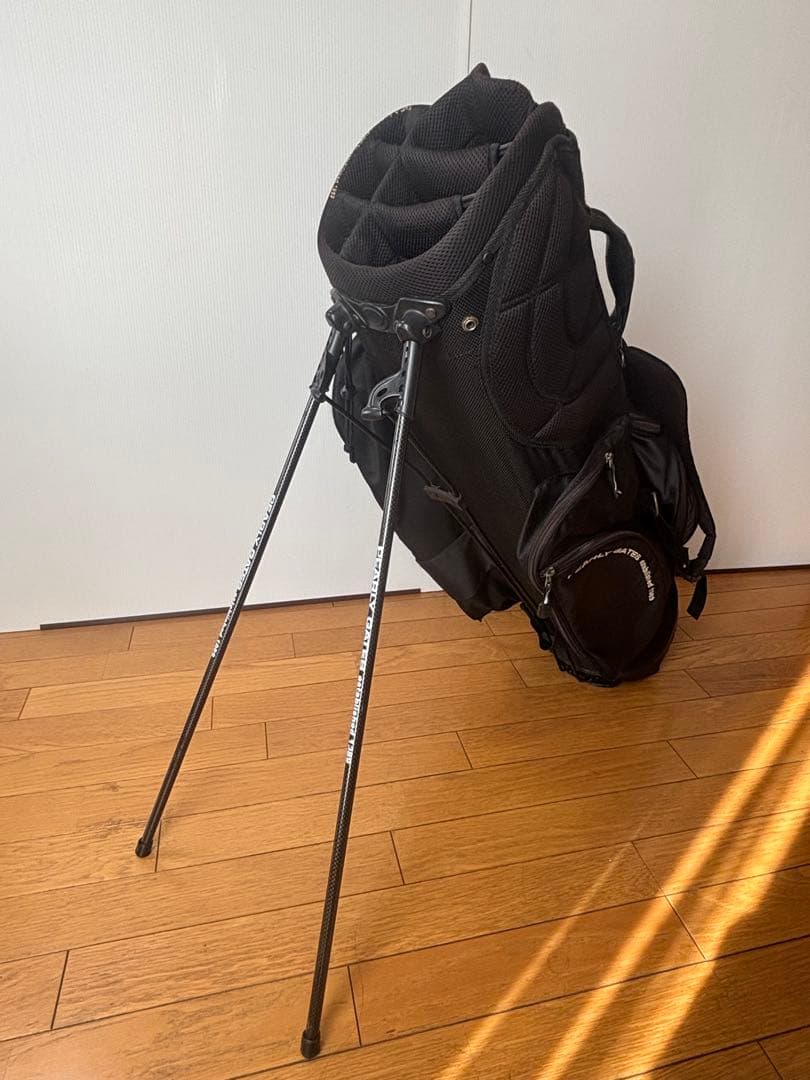 パーリーゲイツ キャディバッグ スタンド式 9.5 型 8分割 ブラック