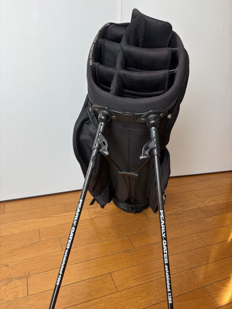 パーリーゲイツ キャディバッグ スタンド式 9.5 型 8分割 ブラック