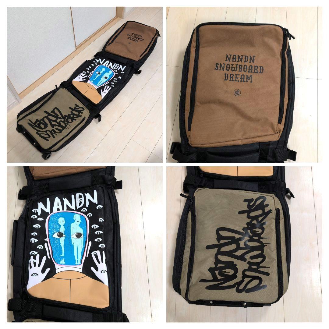 【極美品】スノーボードバッグ キャスター付き 伸縮可能 165-177cm 対応