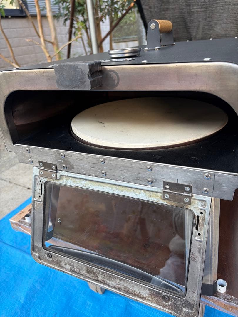 ENRO ポータブルガス式ピザ窯　温度計付き