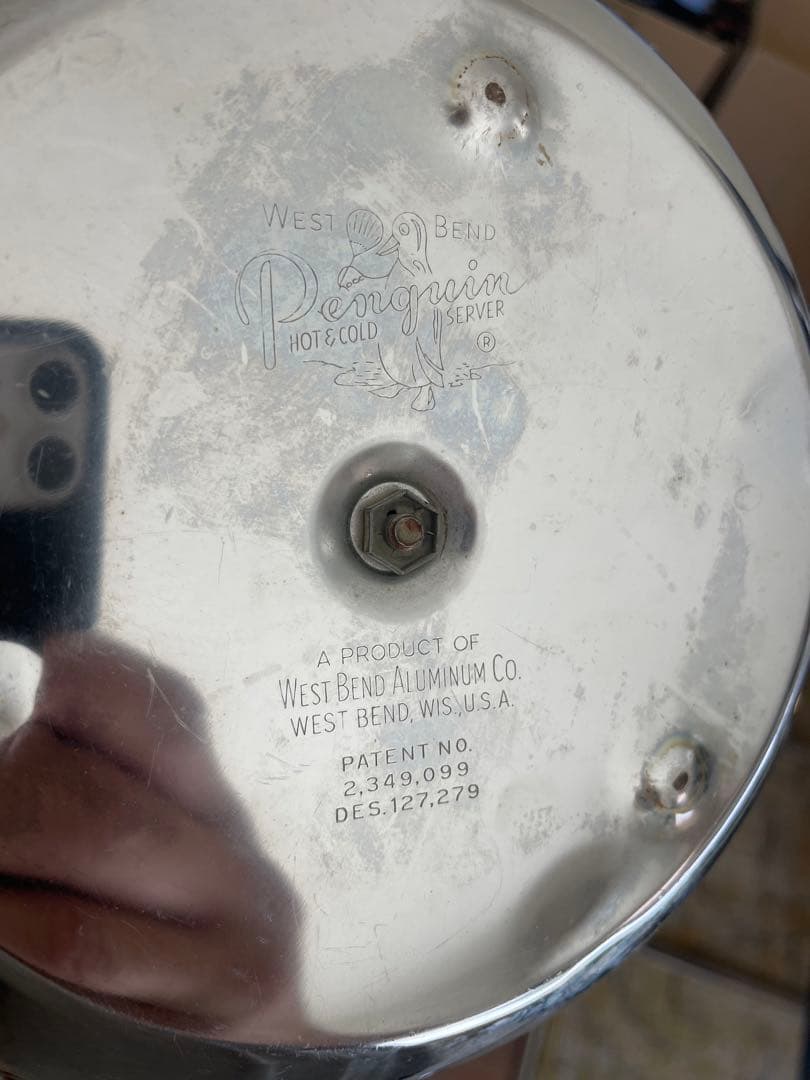 ☆激レア☆ペンギン ホット＆コールド サーバー　氷入れ アイスペール　ビンテージ