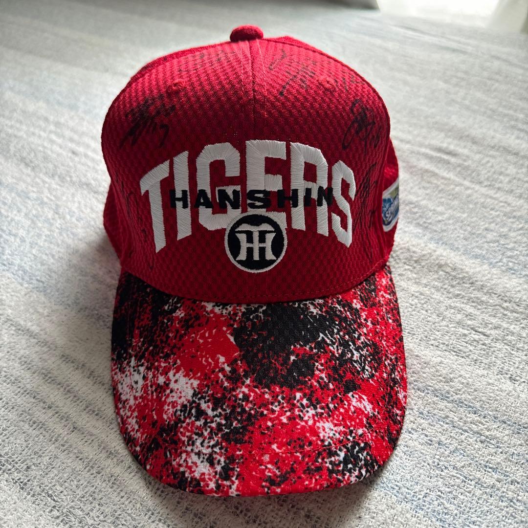 ⭐︎直筆⭐︎人気 計7選手のサイン入り⭐︎ 2024 阪神タイガース 非売品キャップ