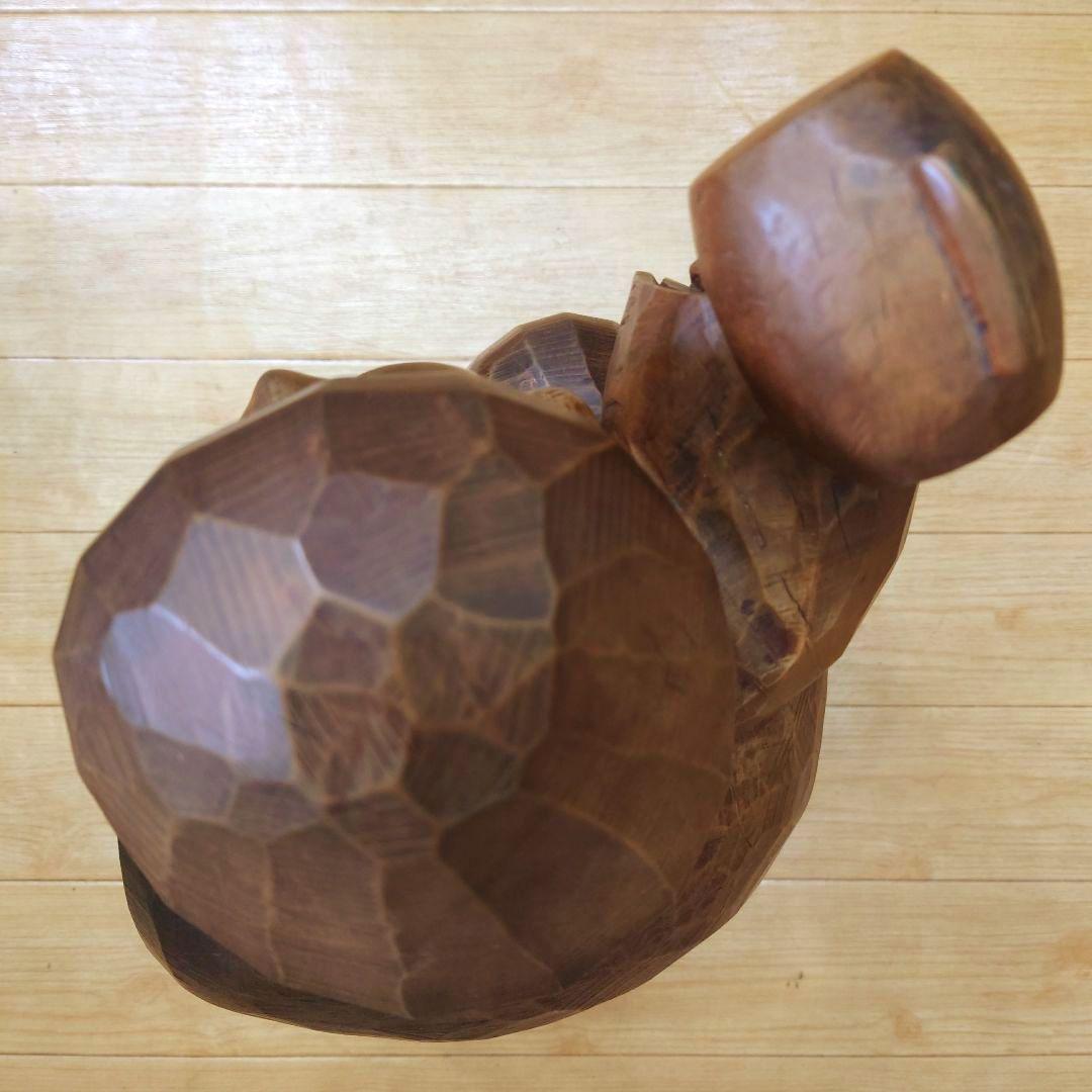 新春特価◆大黒様木彫大黒天像◆製作者在銘刻印有り◆高さ約41cm重量約7.5kg