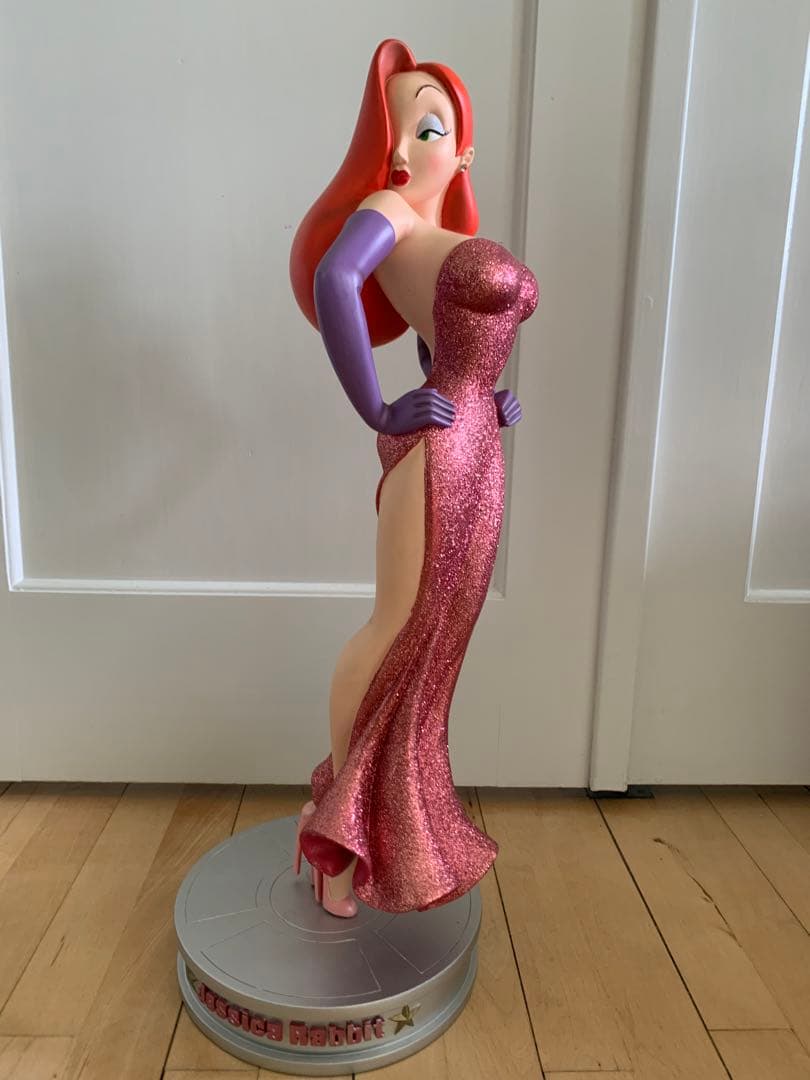 ディズニー　ジェシカ ラビット スタチュー  置物 ビッグ　フィギュア