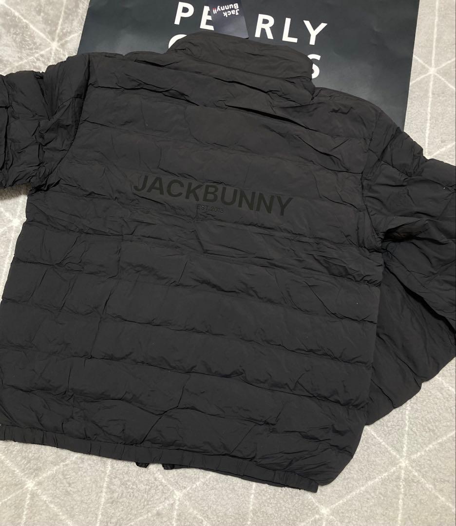 新品 パーリーゲイツ ジャックバニー 薄中綿ブルゾン(5)L/黒 最新モデル