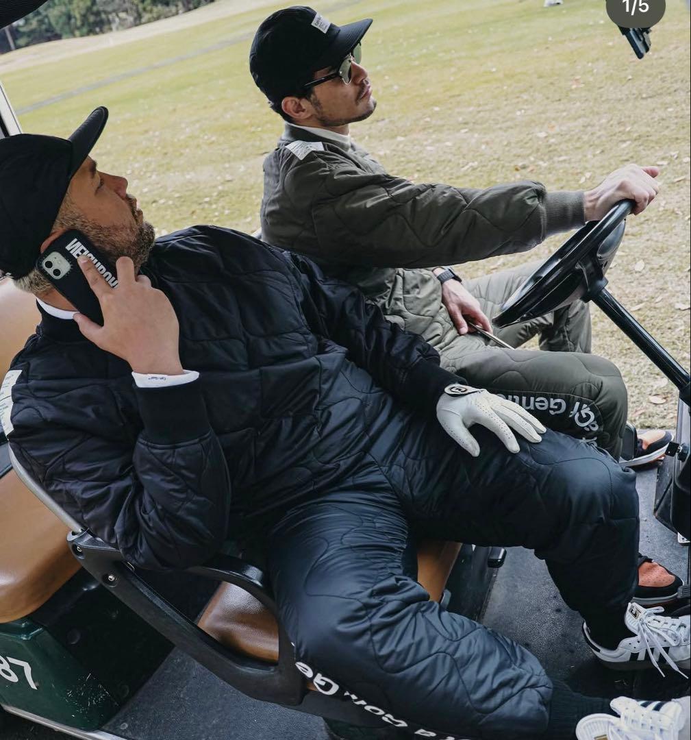 キャプテンズヘルムゴルフ　キルティングウォーム ジャケット パンツセット