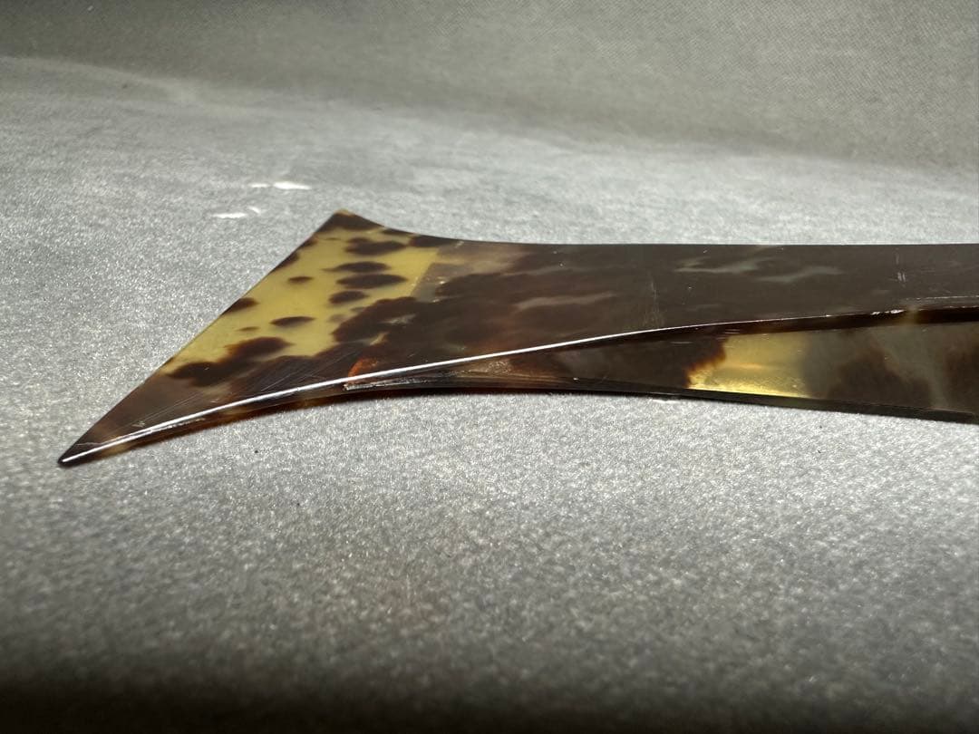 高級　津軽三味線　鼈甲撥　天然素材　バチ　和楽器 民謡　アンティーク　細密細工