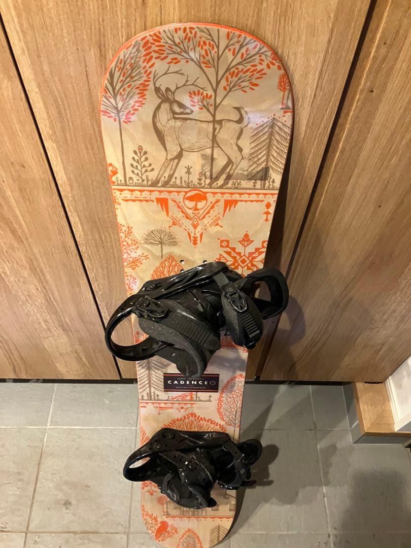 Arbor スノーボード Burtonビンディング セット