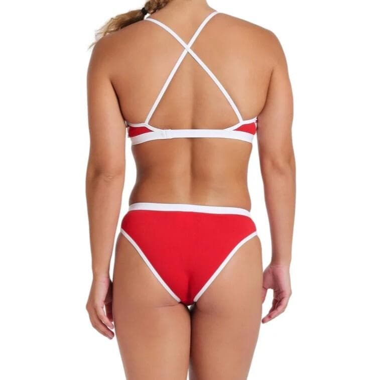 Arena 女性用 ビーチバレー ツーピース ビキニ ブルマ Red USA26