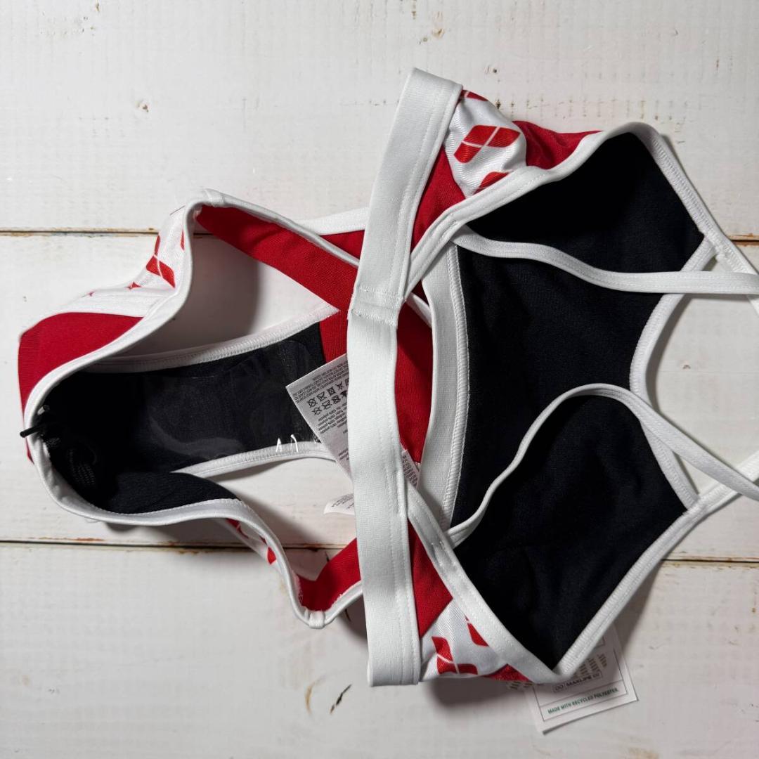 Arena 女性用 ビーチバレー ツーピース ビキニ ブルマ Red USA26