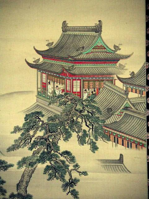 ♥掛軸　日本画　 尾竹 越堂 　掛け軸　骨董品