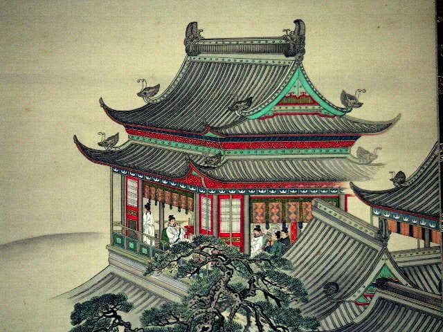 ♥掛軸　日本画　 尾竹 越堂 　掛け軸　骨董品