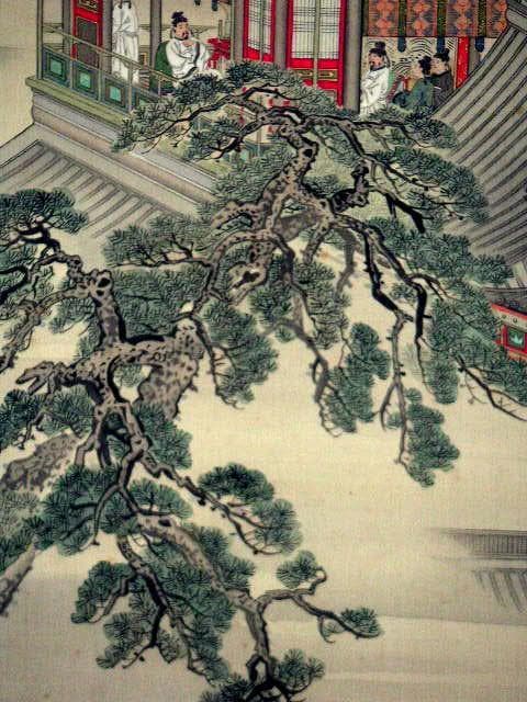 ♥掛軸　日本画　 尾竹 越堂 　掛け軸　骨董品