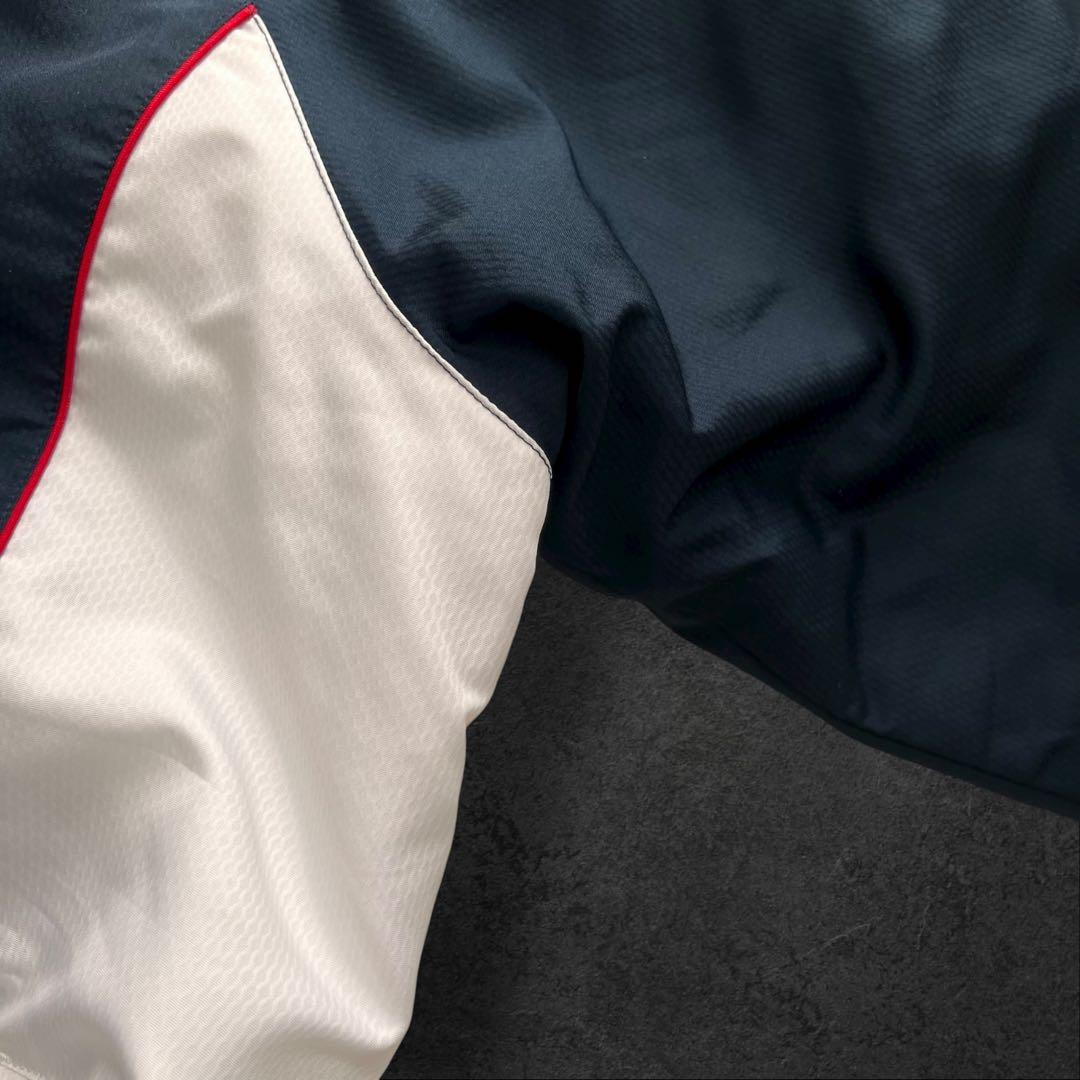 00s nike 短丈　マンチェスターU ナイロンジャケット　ドローコード　M