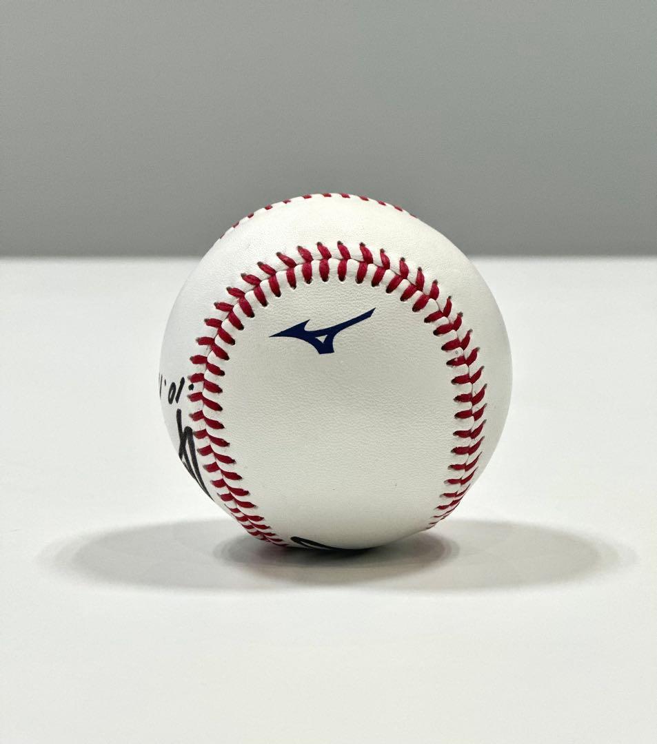 レア！埼玉西武ライオンズ　松坂大輔　直筆サインボール　引退日付入り