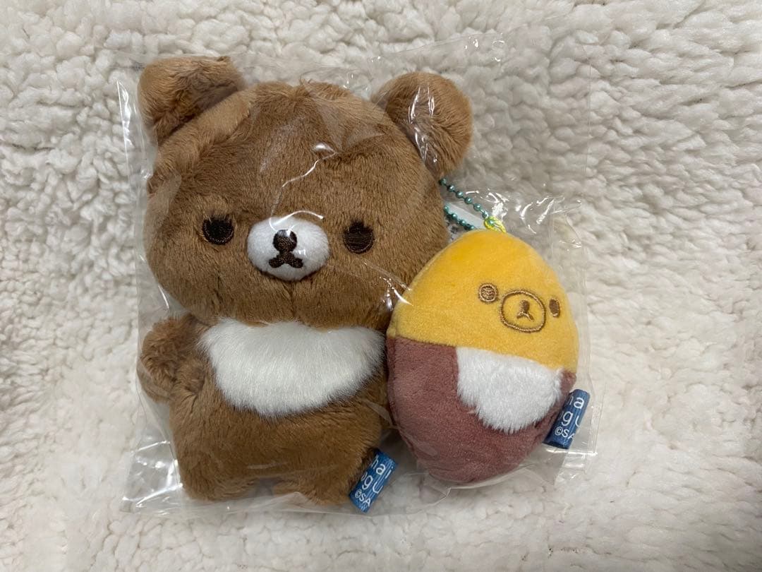 リラックマストア限定　チャイロイコグマルシェ　ぶらさげぬいぐるみ　お芋